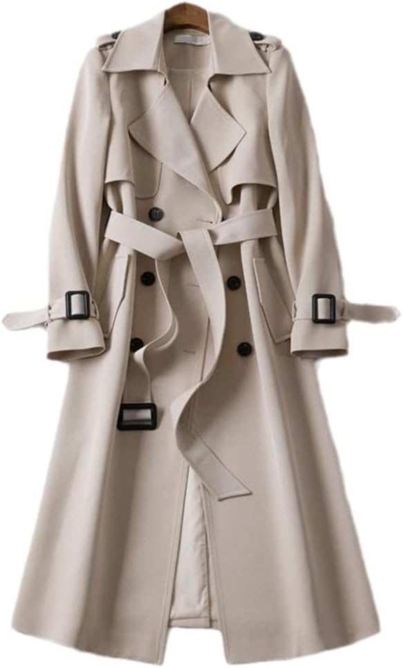 Loose Fit Double-Breasted Trench